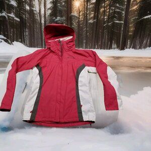 ✅Columbia Interchange Coral Lightweight Jacket Women's SMALL *STAINING ON SLEEVE